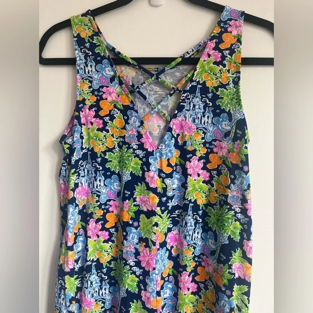 2024 Disney Parks Lilly Pulitzer Kristen Dress LILLY LOVES DISNEY - XS - Picture 5 of 9